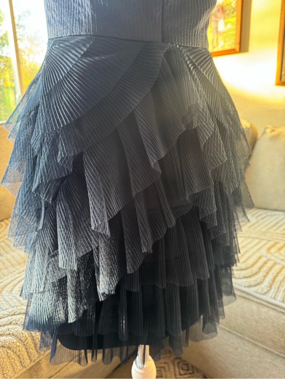 BCBGMAXAZRIA Strapless Cocktail Dress Size 6 Like New - Picture 8 of 11